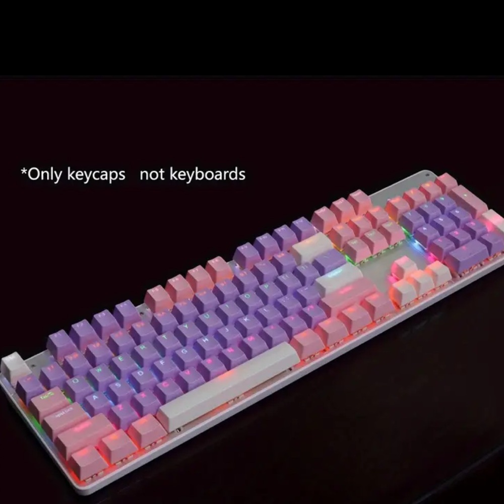 ๐ Purple-Pink Keycap Set - Picture 3 of 3